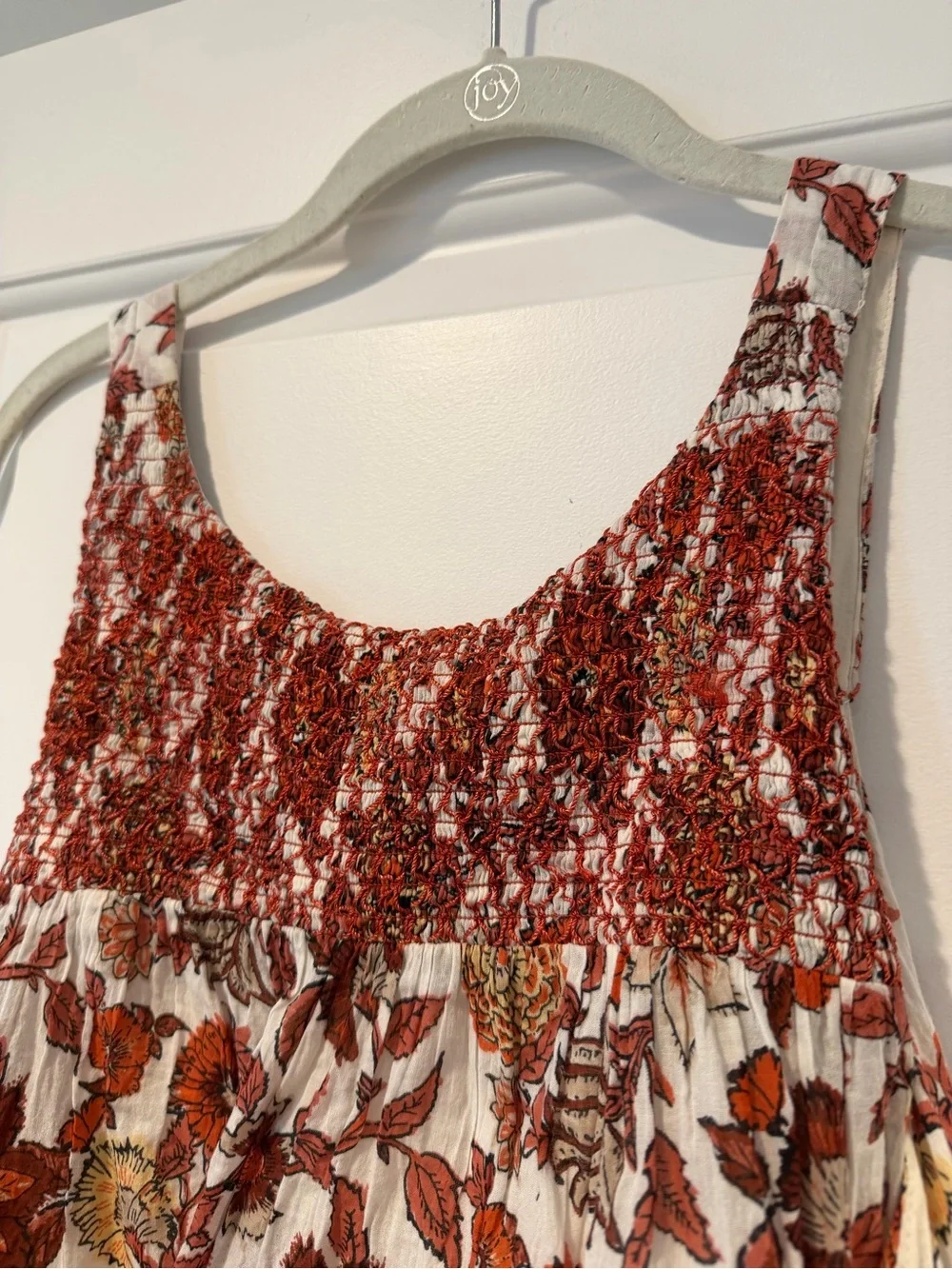 Free People Oh Baby Smocked Dress - size Medium